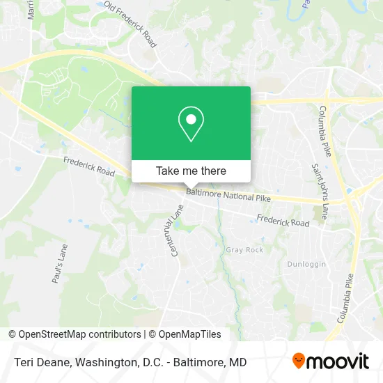 Teri Deane map