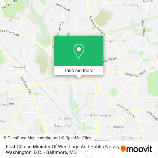 First Choice Minister Of Weddings And Public Notary map