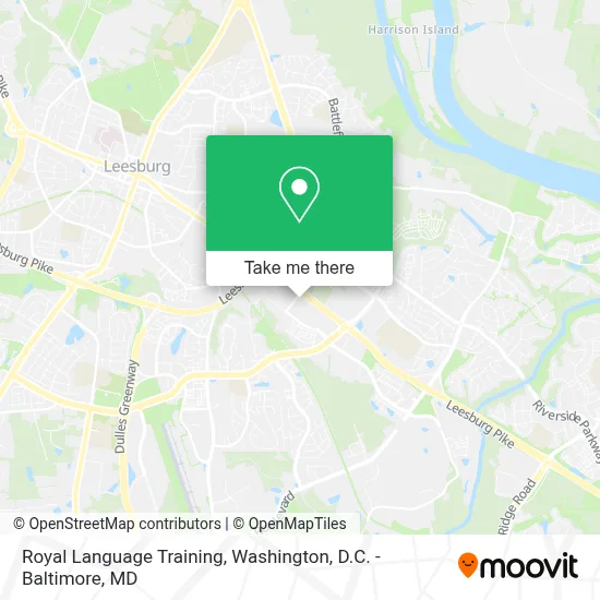 Royal Language Training map