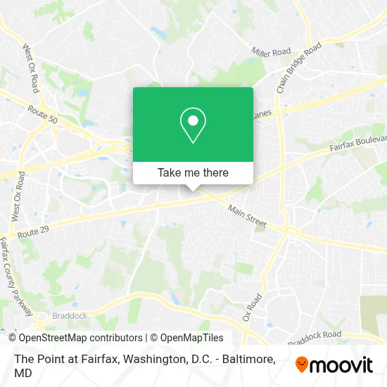 The Point at Fairfax map