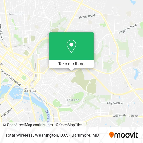 Total Wireless map