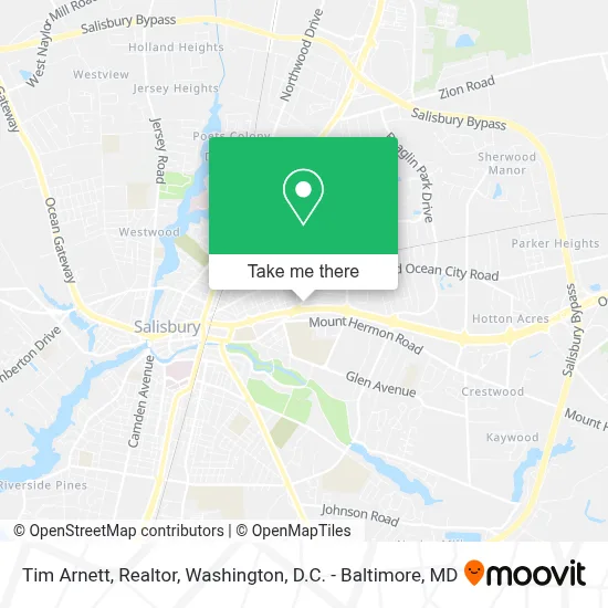 Tim Arnett, Realtor map