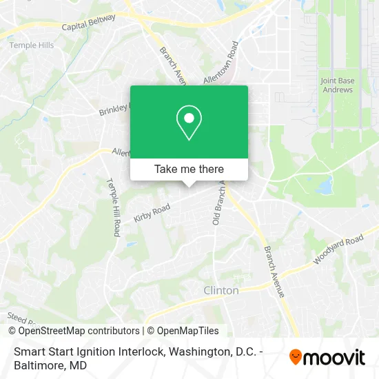Smart Start Ignition Interlock map