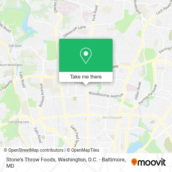Stone's Throw Foods map