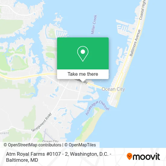 Atm Royal Farms #0107 - 2 map