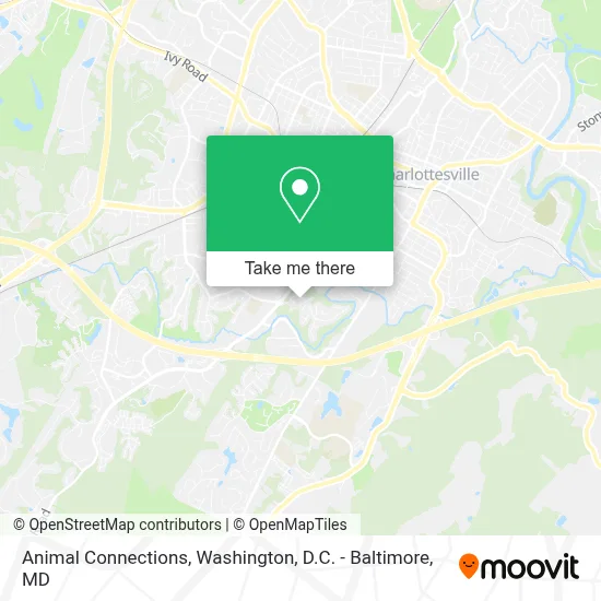 Animal Connections map