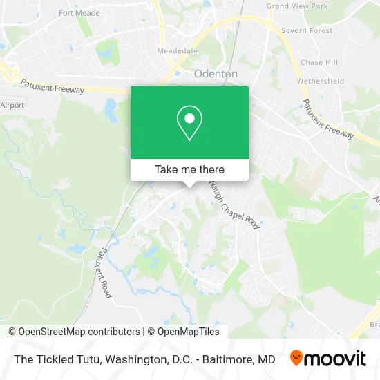 The Tickled Tutu map