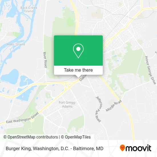 Burger King map