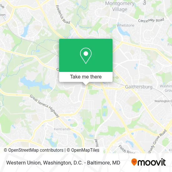 Western Union map
