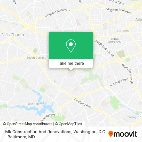 Mk Construction And Renovations map