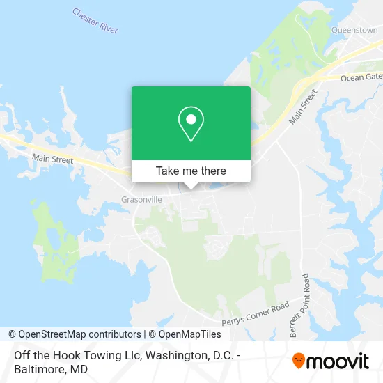 Off the Hook Towing Llc map