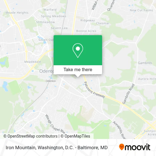 Iron Mountain map