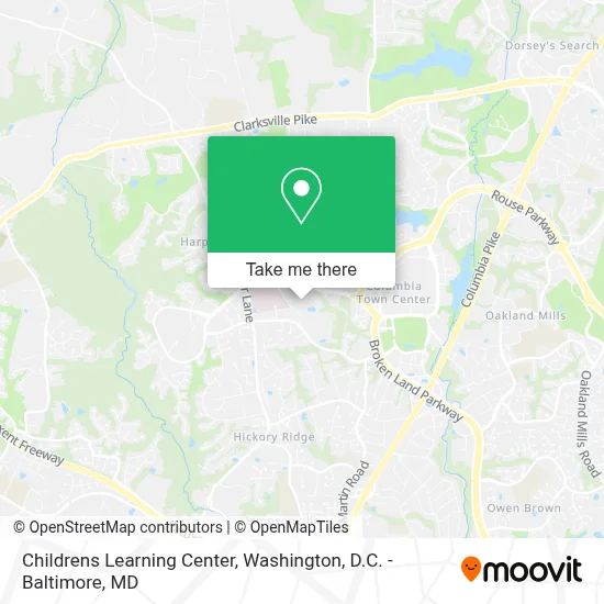 Childrens Learning Center map