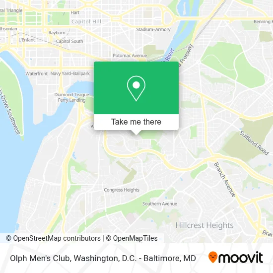 Olph Men's Club map