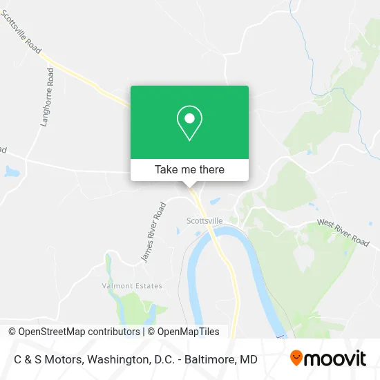 C & S Motors map