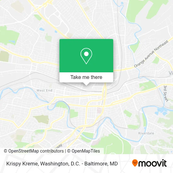 Krispy Kreme map