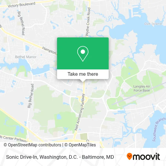 Sonic Drive-In map