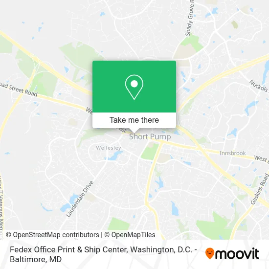 Fedex Office Print & Ship Center map