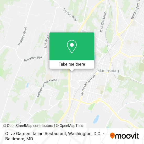 Olive Garden Italian Restaurant map