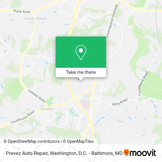 Prevez Auto Repair map