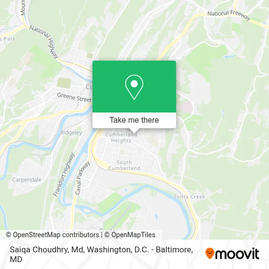 Saiqa Choudhry, Md map