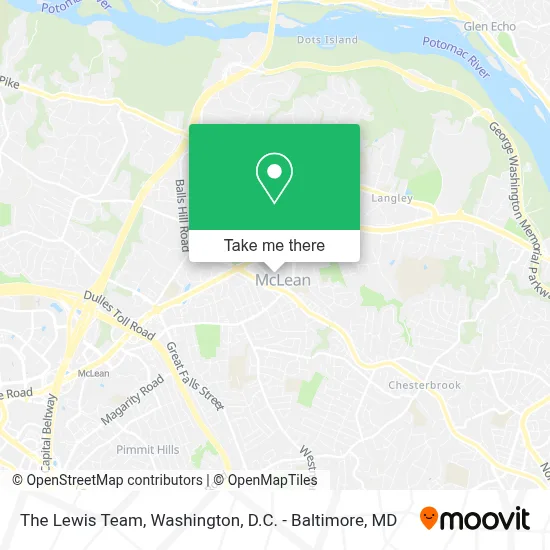 The Lewis Team map