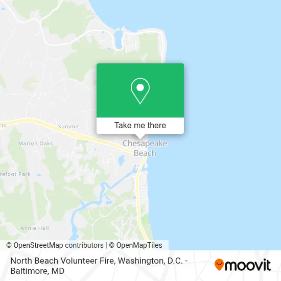 North Beach Volunteer Fire map