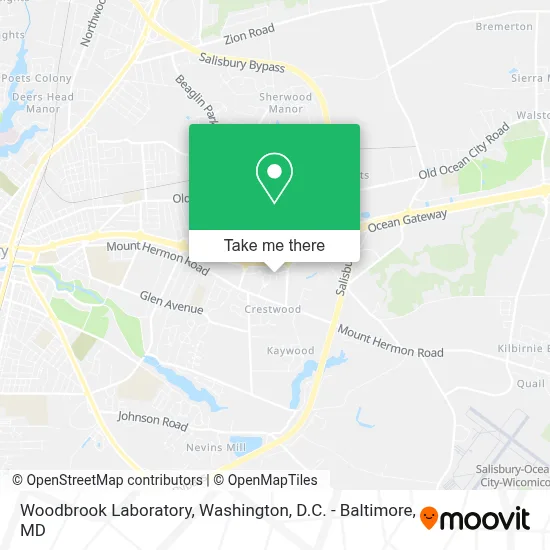 Woodbrook Laboratory map