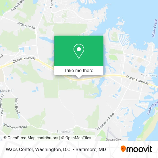 Wacs Center map