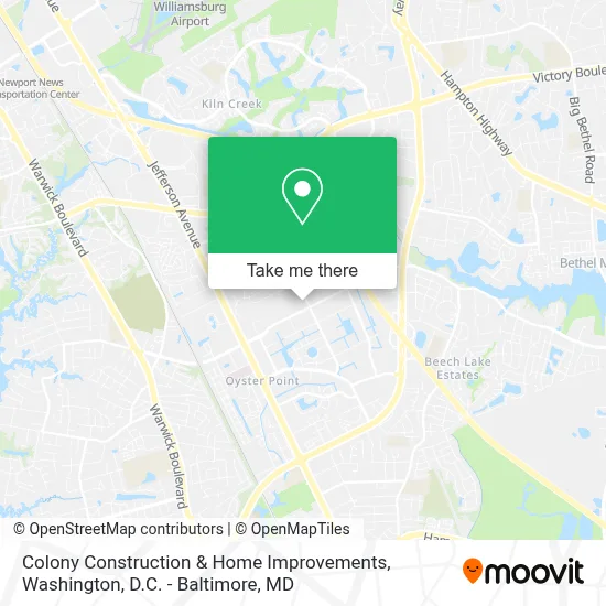 Colony Construction & Home Improvements map