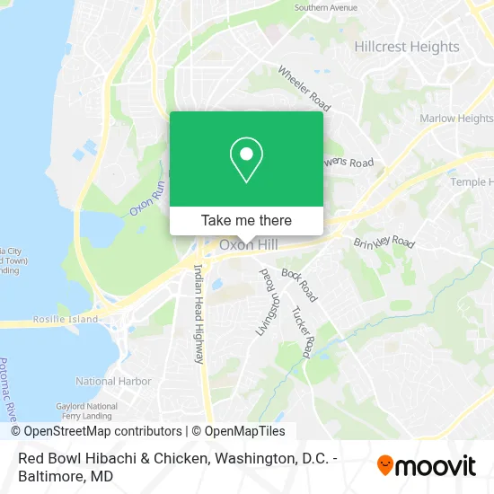 Red Bowl Hibachi & Chicken map