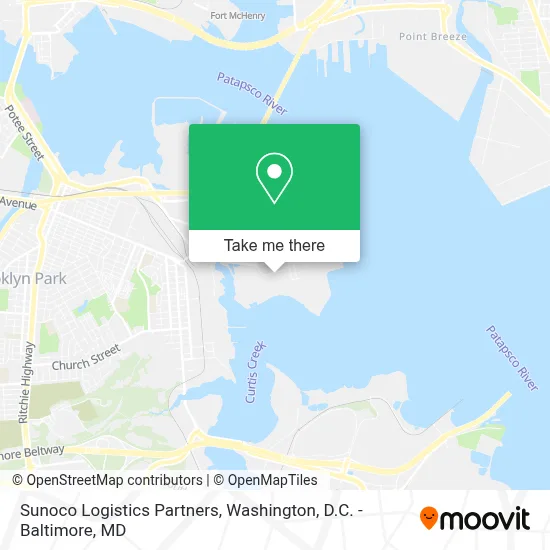 Sunoco Logistics Partners map