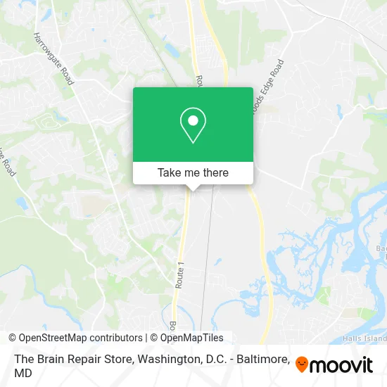 The Brain Repair Store map