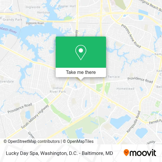Lucky Day Spa map