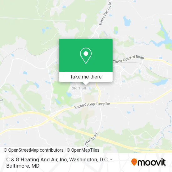 C & G Heating And Air, Inc map
