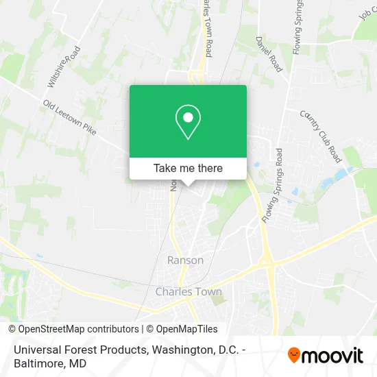 Universal Forest Products map