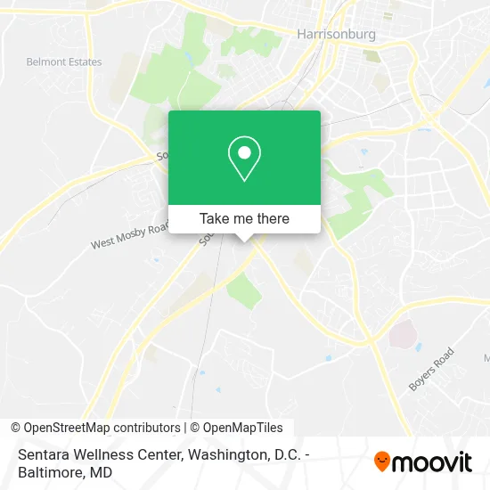 Sentara Wellness Center map