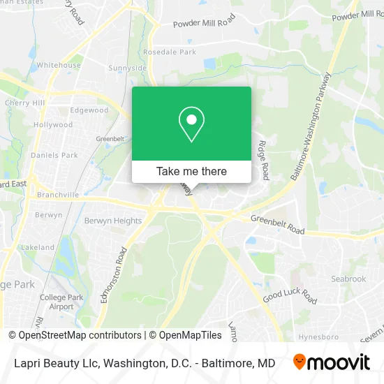 Lapri Beauty Llc map