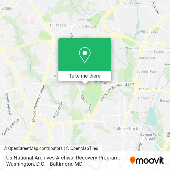 Us National Archives Archival Recovery Program map