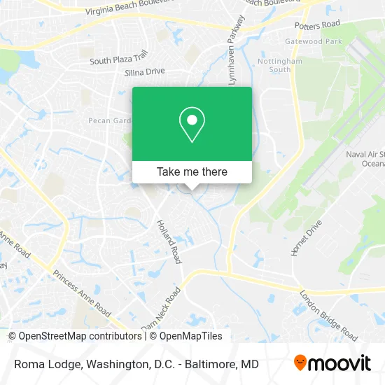 Roma Lodge map