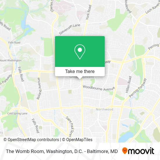 The Womb Room map