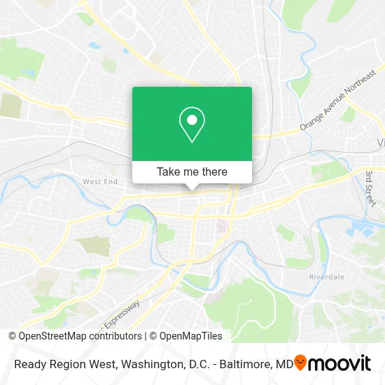Ready Region West map