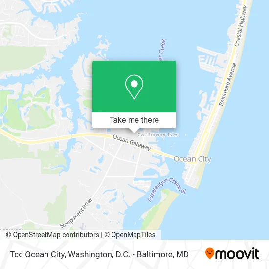 Tcc Ocean City map