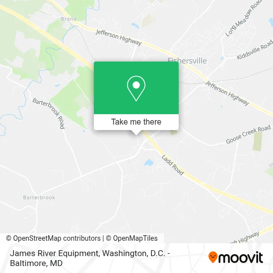 James River Equipment map