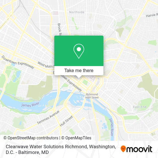 Clearwave Water Solutions Richmond map