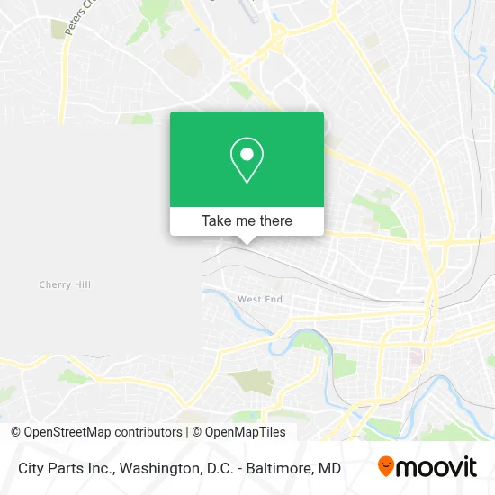 City Parts Inc. map