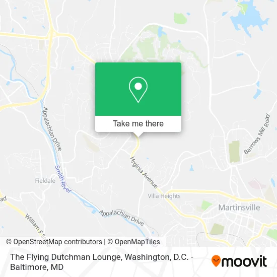 The Flying Dutchman Lounge map
