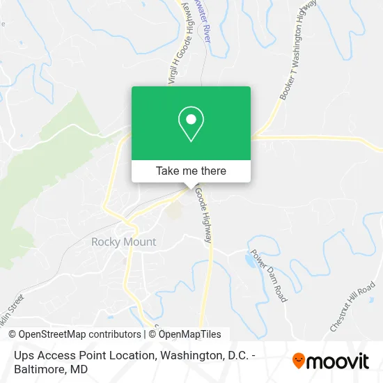 Ups Access Point Location map