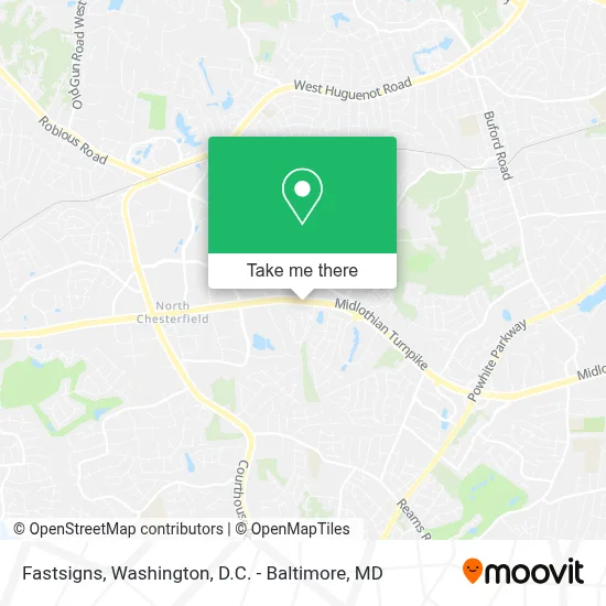 Fastsigns map