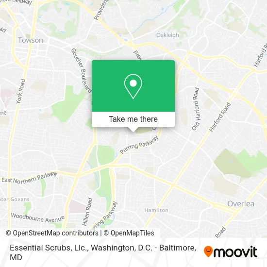 Essential Scrubs, Llc. map